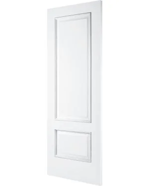 Bolection Iris White Smooth Fire Door (FD30)