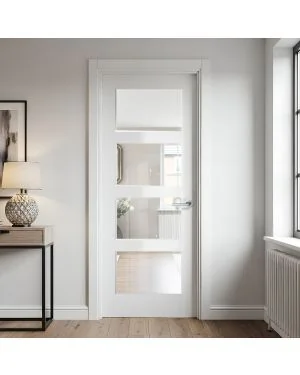 Contemporary 4-Light White