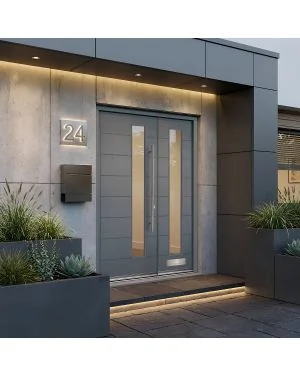 Stuttgart Hardwood (Left Hand) External Door