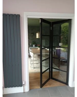 Odense Black 5-Light Demi Panel