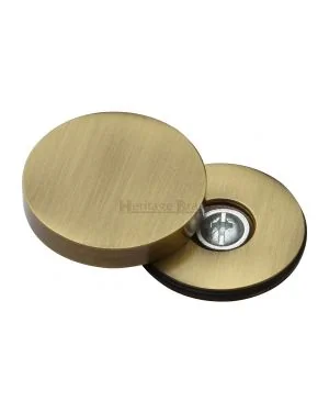 Heritage Brass Bolt Cover to conceal metal fasteners Antique finish