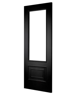 Shelbourne Black 1-Light Fire Door (FD30 - Bespoke)