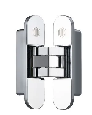 3D Concealed Hinge Set - Polished Chrome