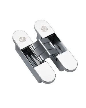 3D Concealed Hinge Set - Polished Chrome