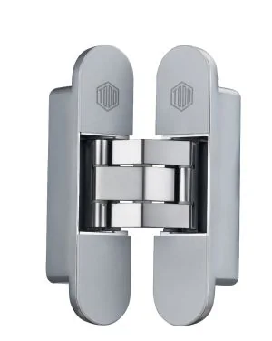 3D Concealed Hinge Set - Satin Chrome