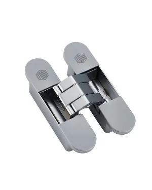 3D Concealed Hinge Set - Satin Chrome