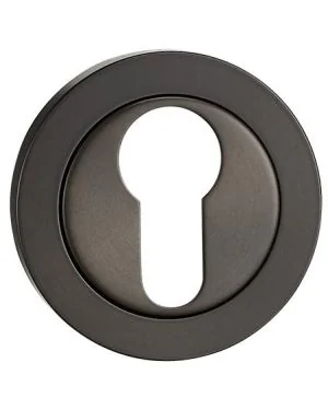 Dark Bronze Anthracite Euro Escutcheon
