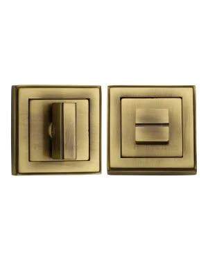 Heritage Brass Thumbturn & Emergency Release for Bathroom & Bedroom Doors Antique finish