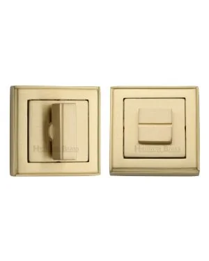Heritage Brass Thumbturn & Emergency Release for Bathroom & Bedroom Doors Satin Brass finish