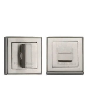 Heritage Brass Thumbturn & Emergency Release for Bathroom & Bedroom Doors Satin Nickel finish