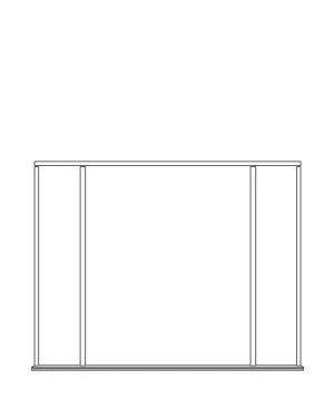 Hardwood External Double Door Frame with Double Sidelights