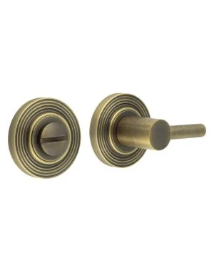 Easy Bathroom Turn  - Antique Brass