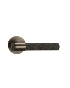 Edko Lever Handle Pair - Antique Brass