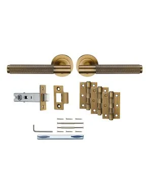 Elara Handle Latch Pack - Parisian Bronze - Essential Door Pack