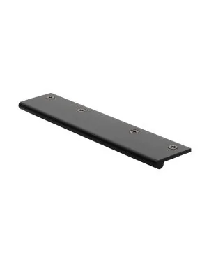 Heritage Brass EP Edge Pull Cabinet Handle 200mm Matt Black finish