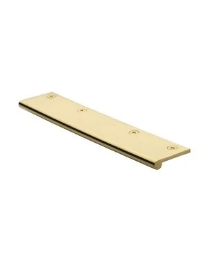 Heritage Brass EP Edge Pull Cabinet Handle 200mm Polished Brass finish