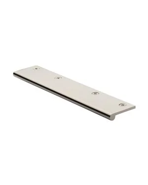 Heritage Brass EP Edge Pull Cabinet Handle 200mm Polished Nickel finish