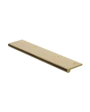Heritage Brass EP Edge Pull Cabinet Handle 200mm Satin Brass finish
