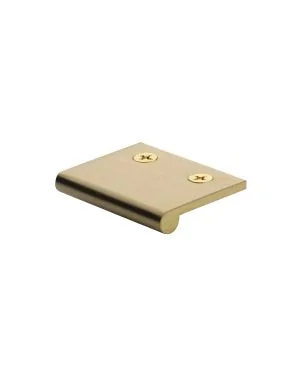 Heritage Brass EP Edge Pull Cabinet Handle 50mm Satin Brass finish