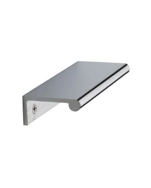 Heritage Brass EPR Edge Pull Cabinet Handle 100mm Polished Chrome finish