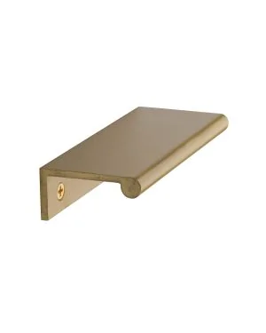 Heritage Brass EPR Edge Pull Cabinet Handle 100mm Satin Brass finish