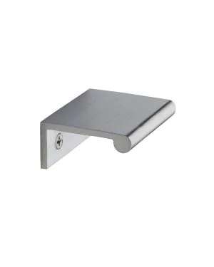 Heritage Brass EPR Edge Pull Cabinet Handle 50mm Satin Chrome finish