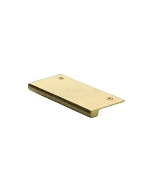 Heritage Brass EPT Edge Pull Cabinet Handle 50mm Polished Brass finish