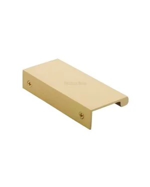 Heritage Brass EPTR Edge Pull Cabinet Handle 100mm Satin Brass finish