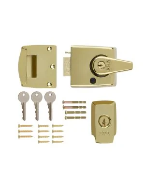 ERA1930 British Standard Deadlocking Nightlatch - Brass