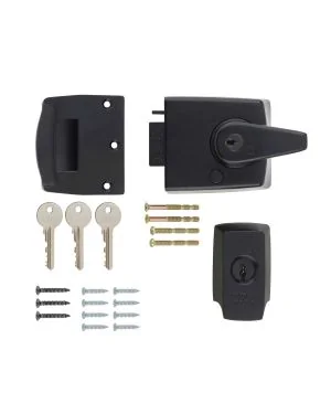 ERA1930 British Standard Deadlocking Nightlatch - Black