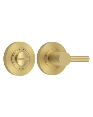 Easy Bathroom Turn  - Satin Brass