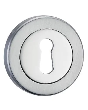Essentials Std Escutcheon Polished & Satin Chrome (EOL)