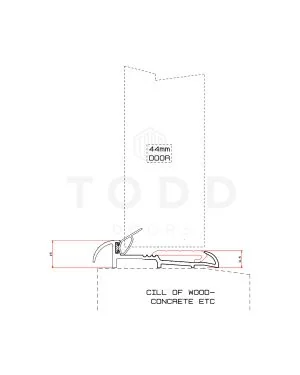 External Door Threshold - Outward Opening