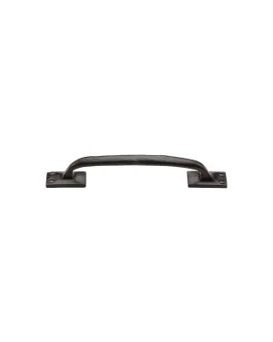 The Cabinet Pull Offset Design 210mm Black Iron