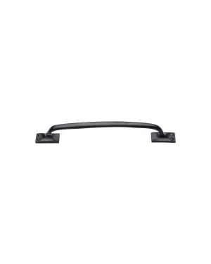 The Cabinet Pull Offset Design 260mm Black Iron