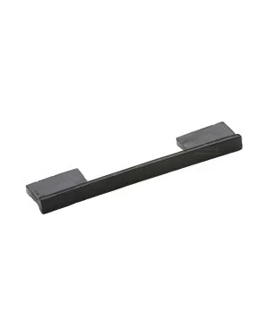 Matt Black Rustic Iron Cabinet Pull Anvil Design 160mm CTC