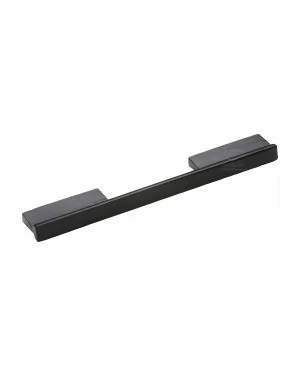 Matt Black Rustic Iron Cabinet Pull Anvil Design 192mm CTC