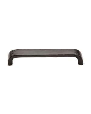 The Cabinet Pull D Shaped 152mm Black Iron