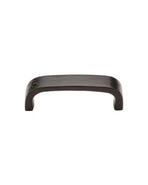 The Cabinet Pull D Shaped 96mm Black Iron