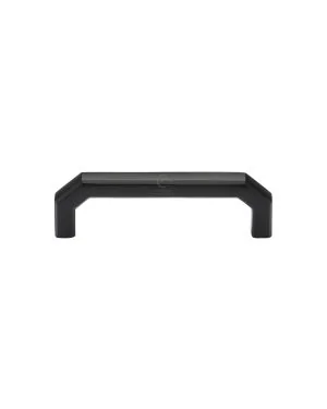 Matt Black Rustic Iron Cabinet Pull Angular Design 96mm CTC