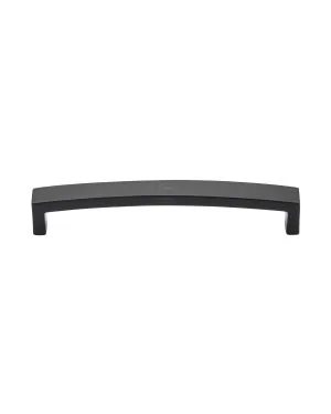 Matt Black Rustic Iron Cabinet Pull Metro Design 160mm CTC