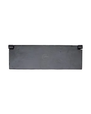 Black Iron Rustic Interior Letterflap 348mm x 88mm
