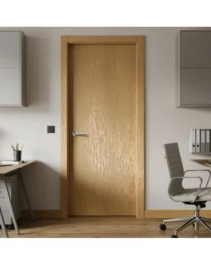 Flush Steamed Beech Fire Door (FD60)