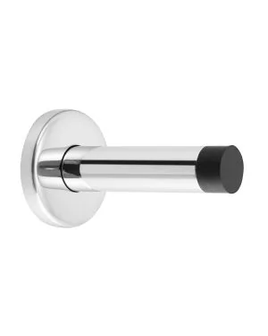 Wall Mounted Door Stop - Polished Stainless Steel