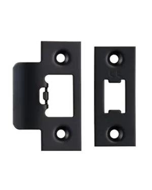 Matt Black Latch Plate (TLS)