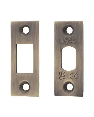Antique Brass Deadbolt Plate (TLD)