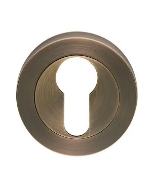 Antique Brass Euro Escutcheon