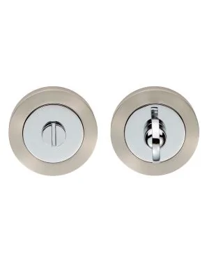 Satin Nickel and Polished Chrome Bath Turn 