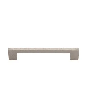 Heritage Brass Cabinet Pull Metro Hammered Design 160mm CTC Satin Nickel Finish