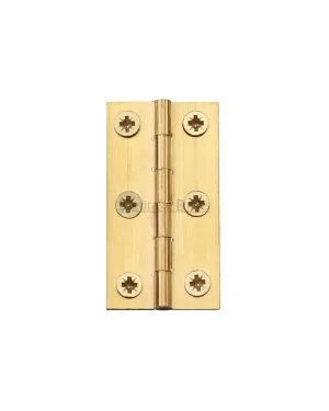 Heritage Brass Hinge Brass 2 X 1 1/8 Natural Brass finish